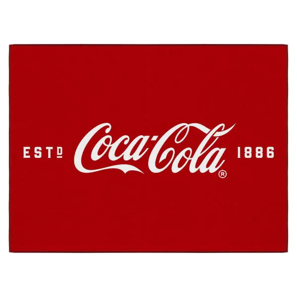 ottomanson Ottomanson Coca Cola Red Classic Logo 2’3″ x 3′ Doormat