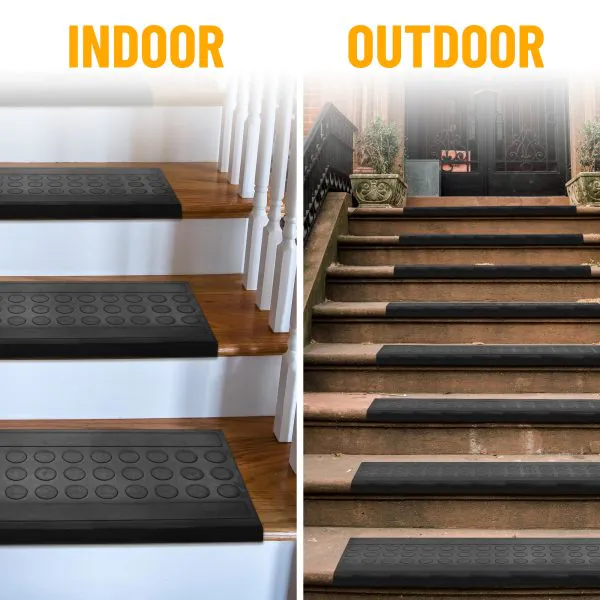 Ottomanson Ottomanson Coin Design 10″ X 30″ Stair Treads