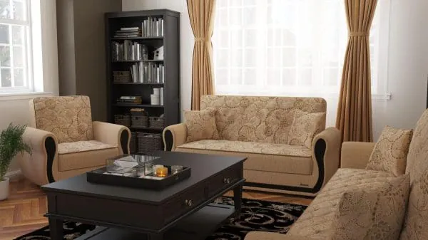 Ottomanson Havana Collection Linen Armchair