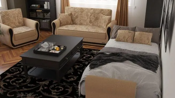 Ottomanson Havana Collection Linen Armchair