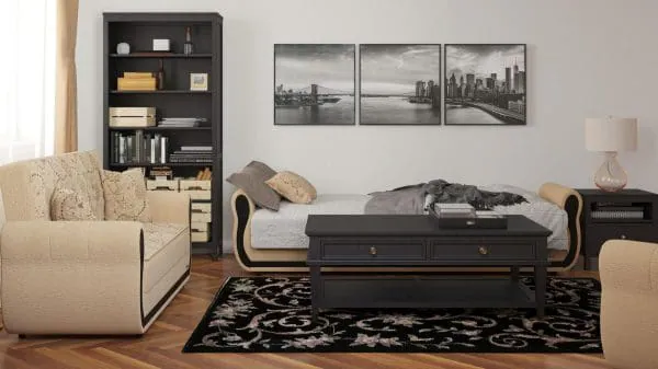 Ottomanson Havana Collection Linen Sofabed