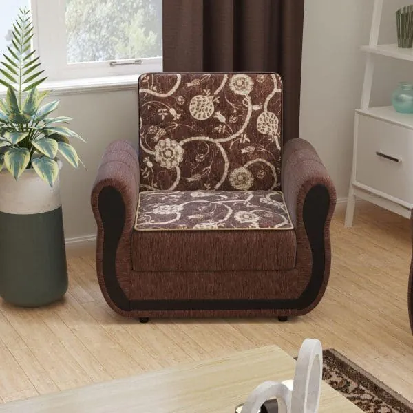 ottomanson Havana Collection Royal Brown Armchair