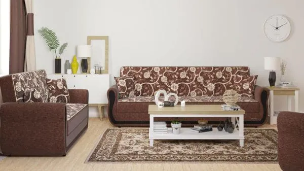 Ottomanson Havana Collection Royal Brown Sofabed