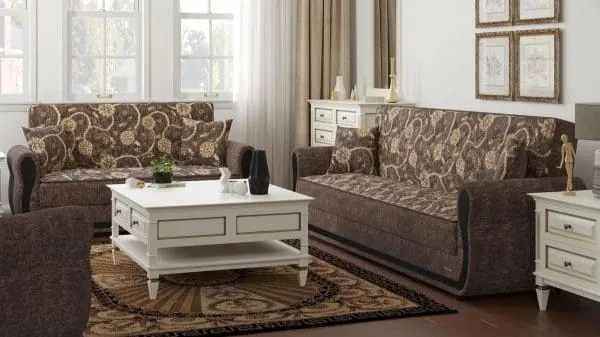 Ottomanson Havana Collection Silver Loveseat