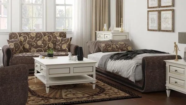 Ottomanson Havana Collection Silver Loveseat