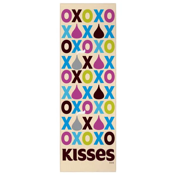 ottomanson Ottomanson Hershey Beige Colorful Kisses 20″ x 59″ Runner Rug