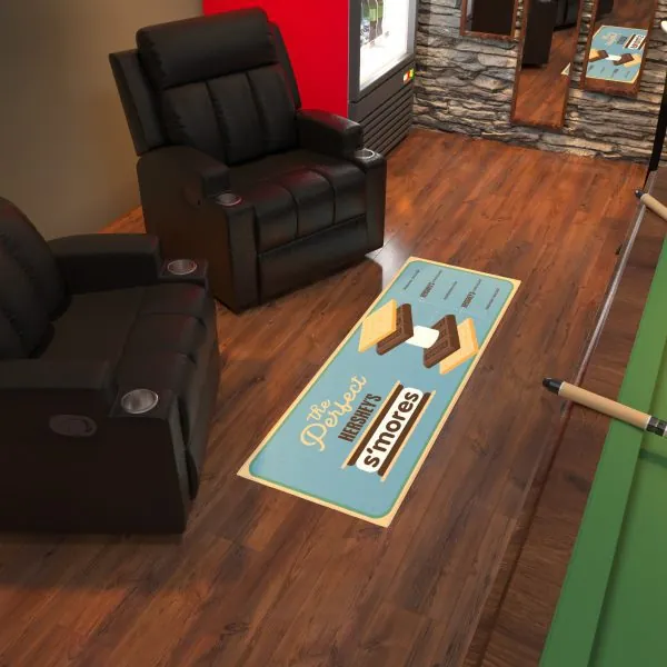 Ottomanson Ottomanson Hershey Blue Smores 20″ X 59″ Runner Rug