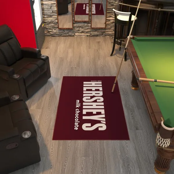 Ottomanson Ottomanson Hershey Brown Classic Logo 3’3″ X 5′ Area Rug