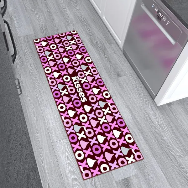 Ottomanson Ottomanson Hershey Pink Kisses 20″ X 59″ Runner Rug