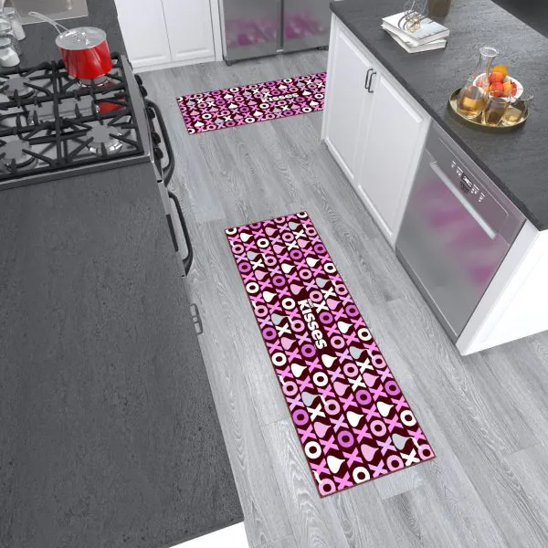 Ottomanson Ottomanson Hershey Pink Kisses 20″ X 59″ Runner Rug