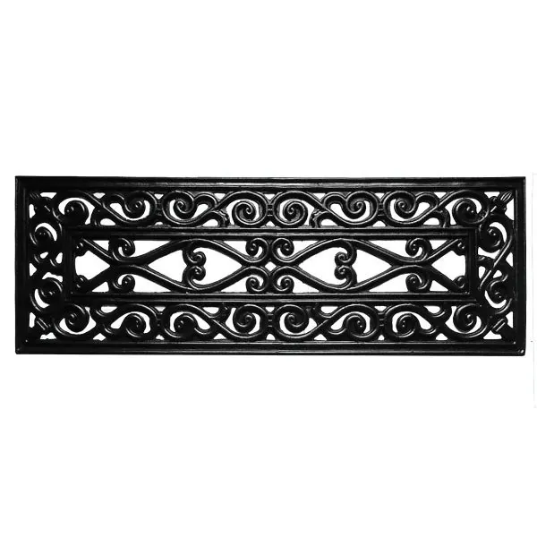 ottomanson Ottomanson Iron Wrought Design 10″ x 30″ Stair Treads