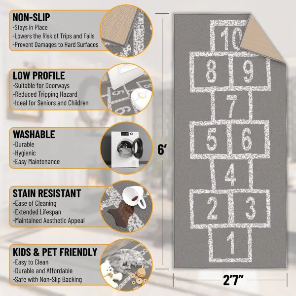 Ottomanson Ottomanson 2’7″ X 6′ Runner Rug