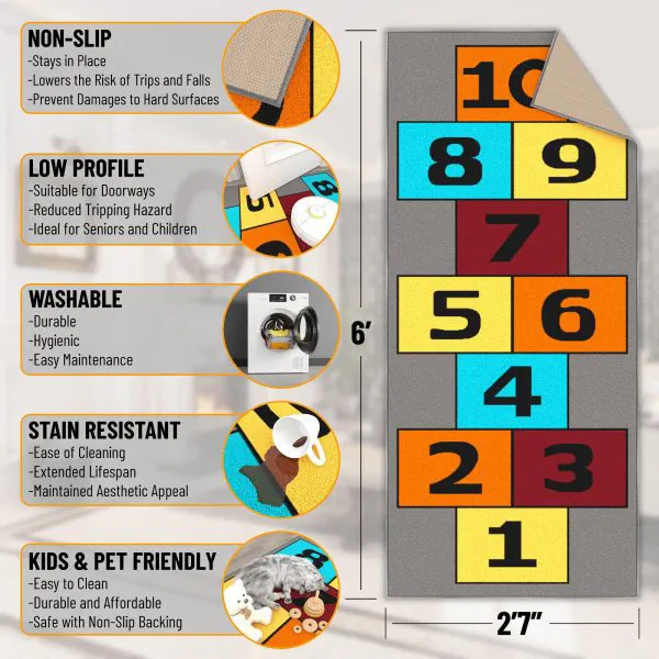 Ottomanson Ottomanson 2’7″ X 6′ Runner Rug