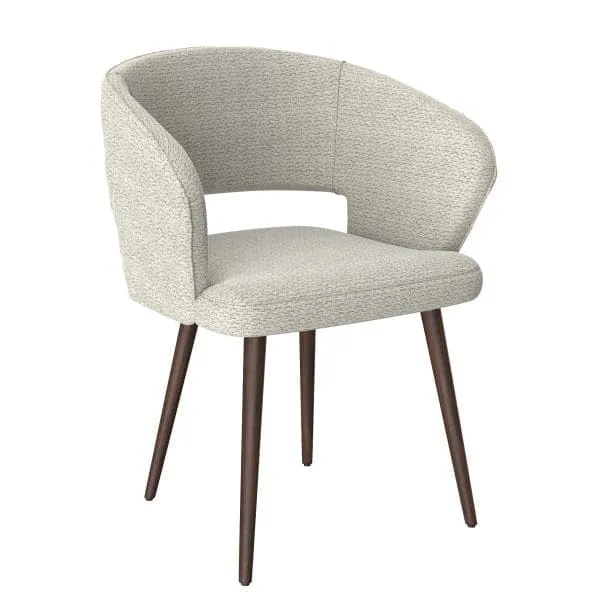 ottomanson Palermos Collection Beige Dining Chair
