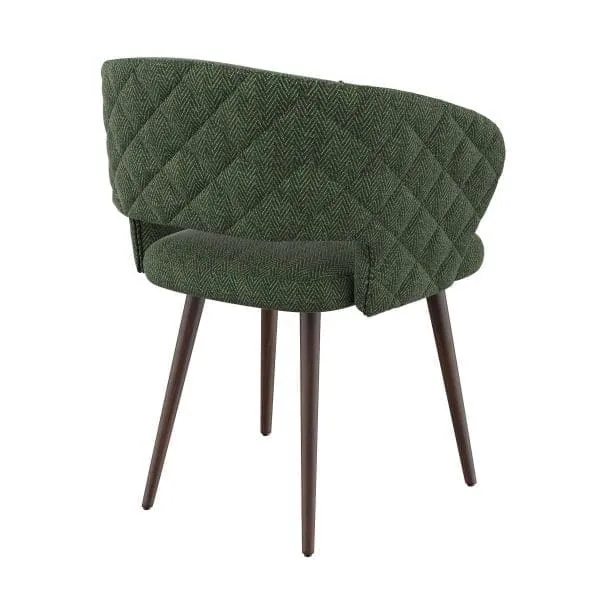 Ottomanson Palermos Collection Green Dining Chair