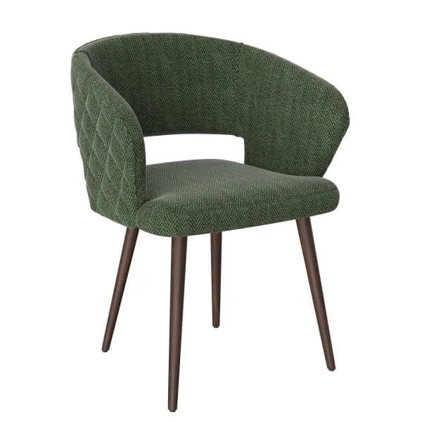 ottomanson Palermos Collection Green Dining Chair