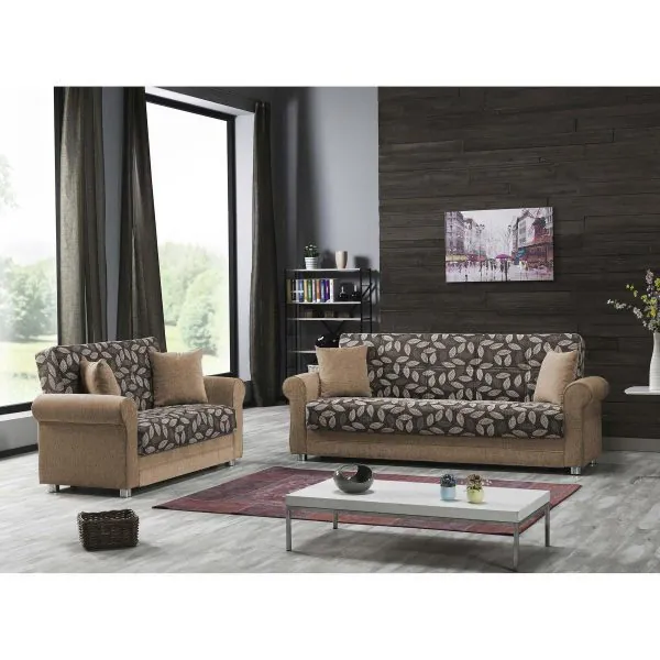 Ottomanson Rio Grande Collection Beige Loveseat
