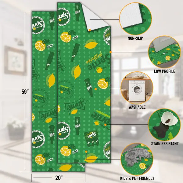 Ottomanson Ottomanson Sprite Green Vintage 20″ X 59″ Runner Rug