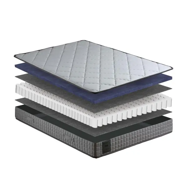Ottomanson Pera Collection 8-Inch Hybrid Medium Firm King Mattress