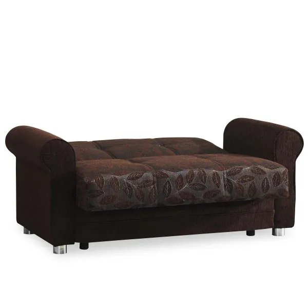 Ottomanson Rio Grande Collection Dark Brown Loveseat