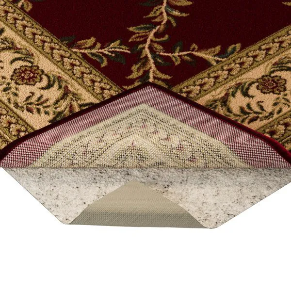 ottomanson Rug Pad Collection Non Slip Durable Ultra Thin Rubber Back 1/8 Thick Beige Rug Pad