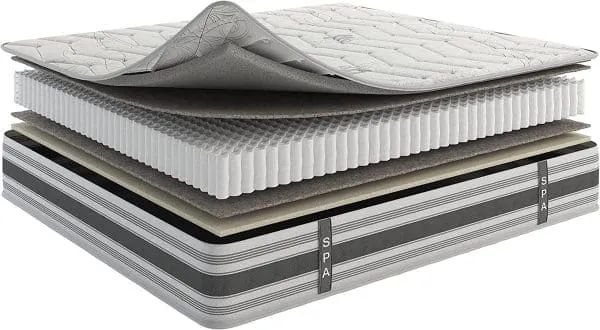 Ottomanson Spa Collection 12-Inch Hybrid Firm Queen Mattress