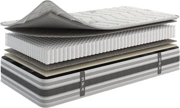 Ottomanson Spa Collection 12-Inch Hybrid Firm Twin Mattress