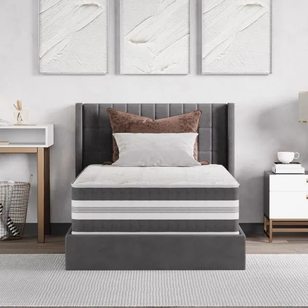 ottomanson Spa Collection 12-Inch Hybrid Firm Twin Mattress