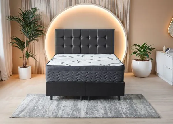 Ottomanson Zen Collection 12-Inch Hybrid Firm Queen Mattress