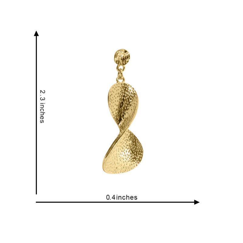 Oussum Twisted Fashion Dangle Earrings For Womens
