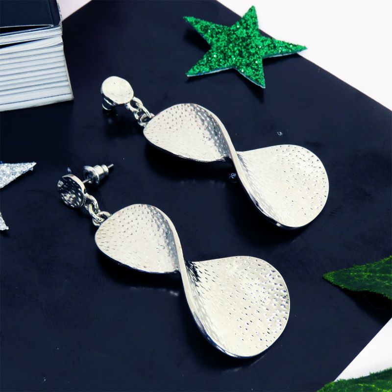 Oussum Twisted Fashion Dangle Earrings For Womens