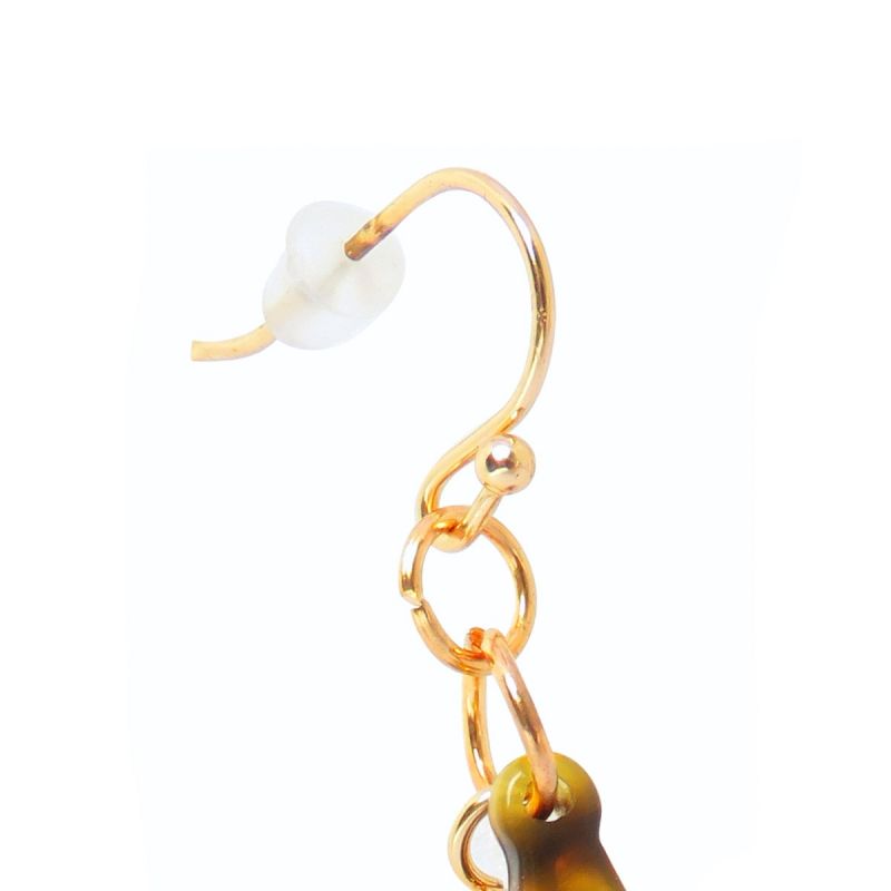 Oussum Women Fashion Tortoise Shell Brown Dangle Earrings For Gift