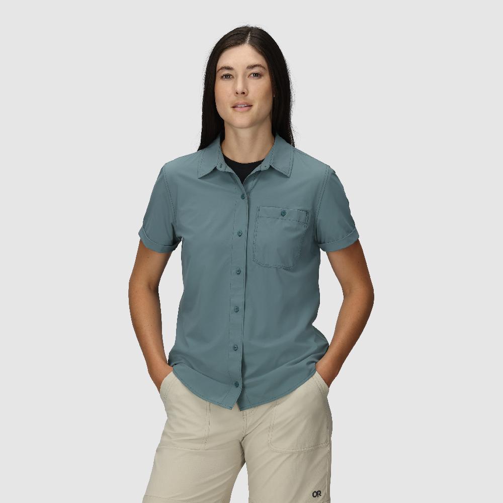 outdoor research Women's Astroman Short Sleeve Sun Shirt