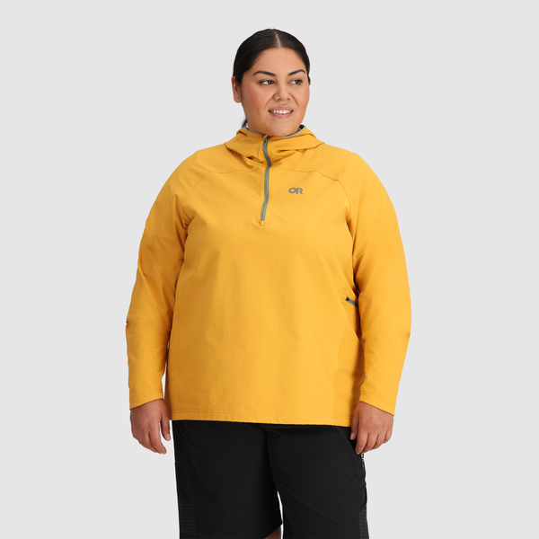 Outdoor Research Women's Freewheel MTB Half Zip Hoodie - Plus