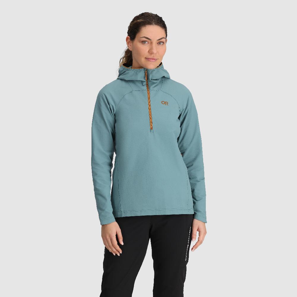 outdoor research Women's Freewheel MTB Half Zip Hoodie