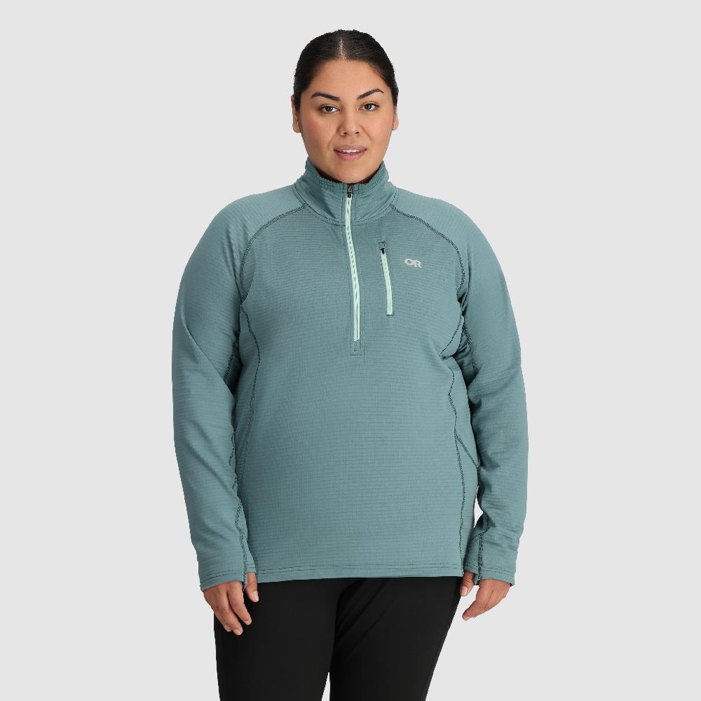 outdoor research Women's Vigor Grid Fleece Half Zip-Plus