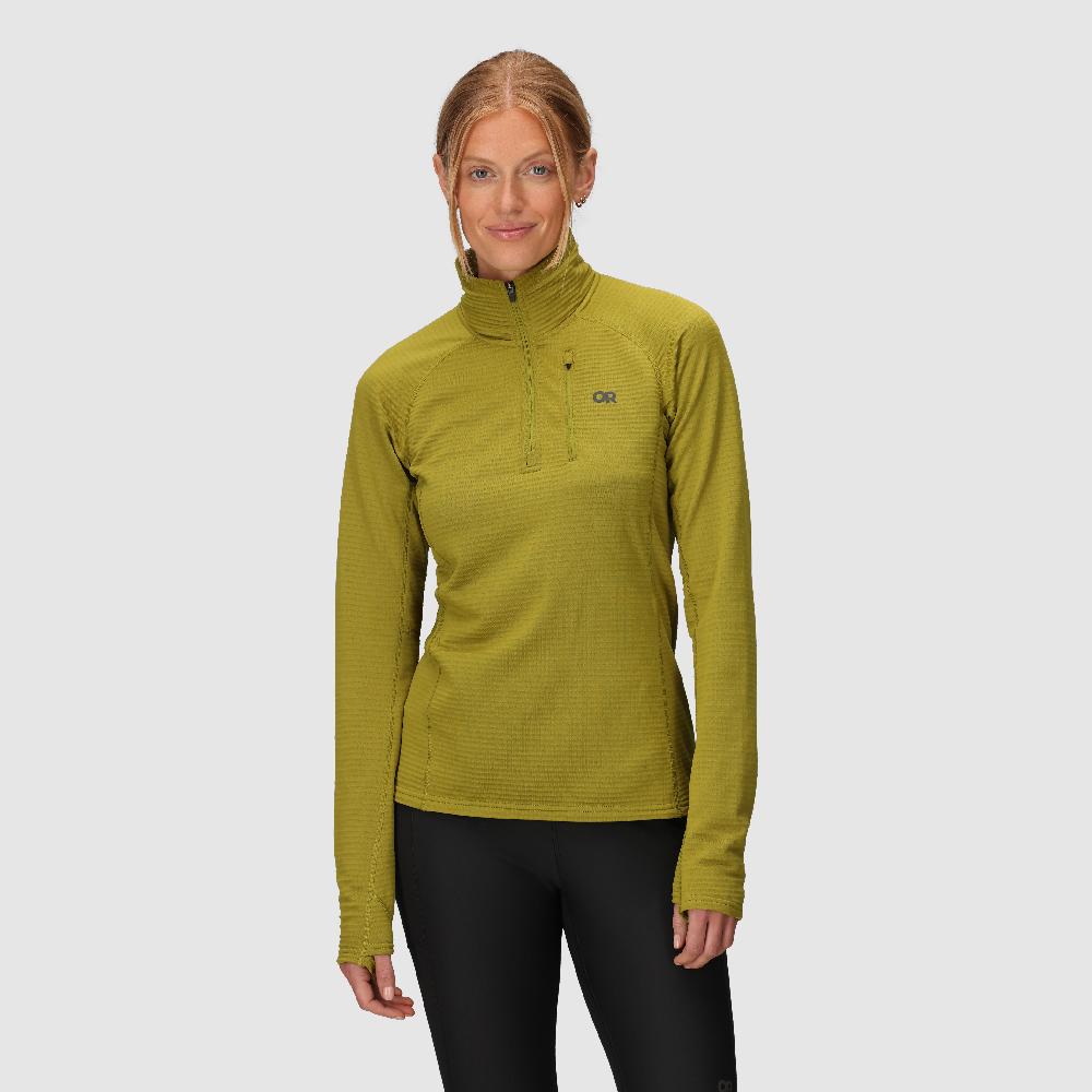 outdoor research Women's Vigor Grid Fleece Quarter Zip