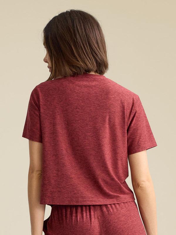 Outdoor Voices CloudKnit Heavyweight Boxy Shortsleeve Burnt Sumac