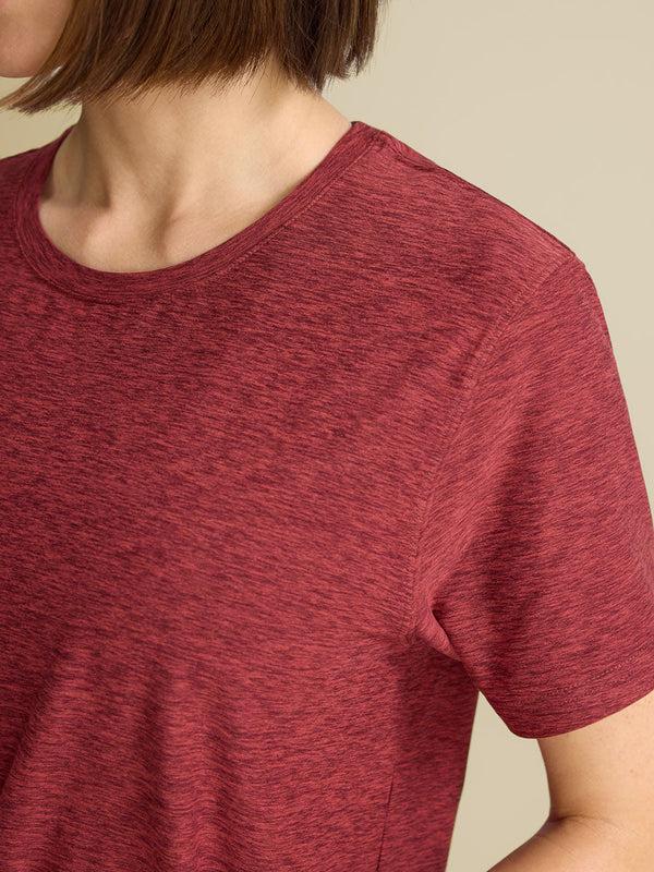 Outdoor Voices CloudKnit Heavyweight Boxy Shortsleeve Burnt Sumac