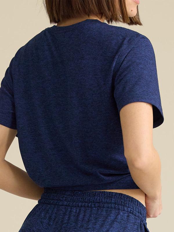 Outdoor Voices CloudKnit Heavyweight Boxy Shortsleeve Navy