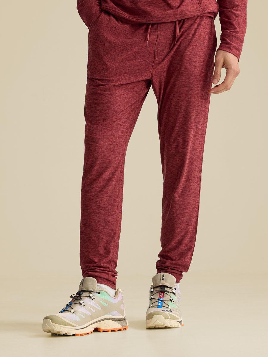 outdoor voices CloudKnit Slim Sweatpant Burnt Sumac