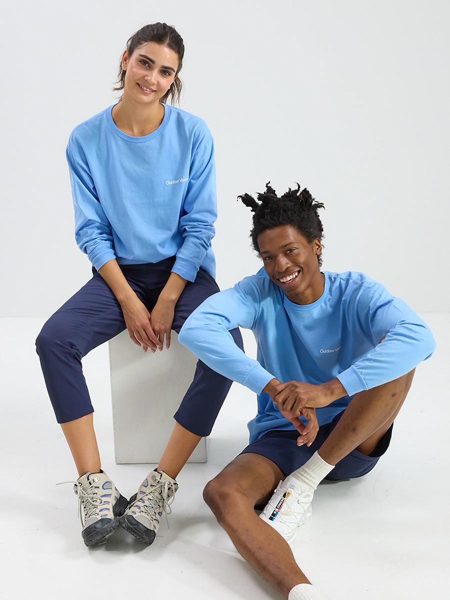 outdoor voices Endorphins Make You Happy Graphic Longsleeve Sky