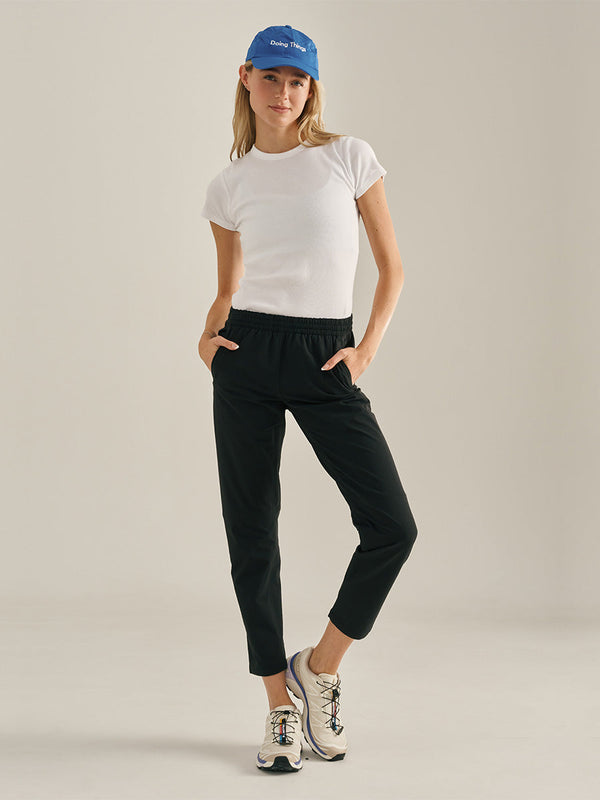 Outdoor Voices Everyday Rib Baby Tee Brilliant White