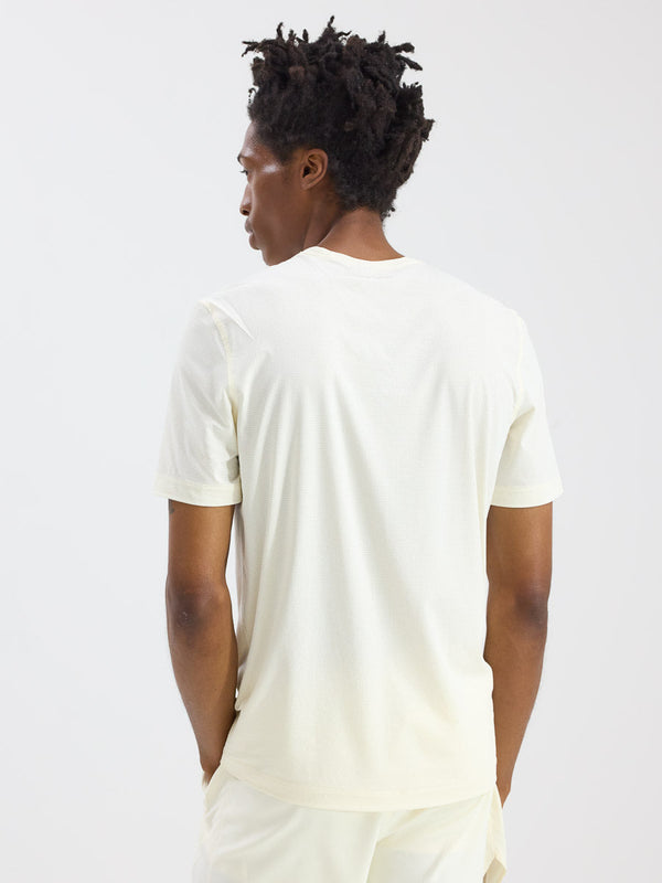 Outdoor Voices GridTek Breezy Shortsleeve Milk Stone