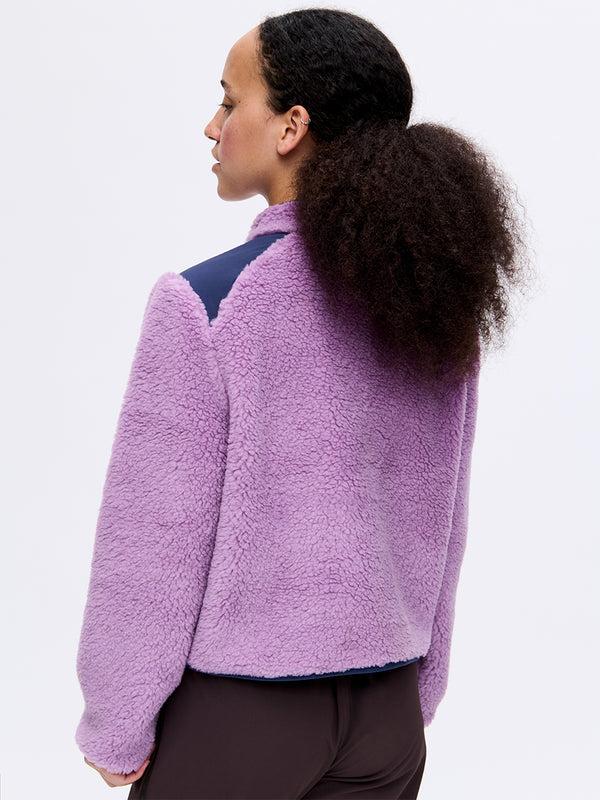 Outdoor Voices Candy Fleece Jacket Orchid Multi