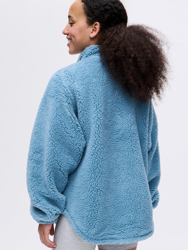 Outdoor Voices Candy Fleece Snap Jacket Storm