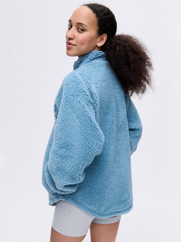 Outdoor Voices Candy Fleece Snap Jacket Storm