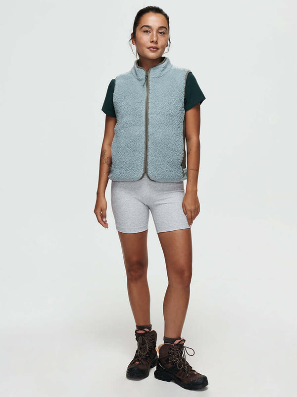 Outdoor Voices Candy Fleece Vest Steel Multi