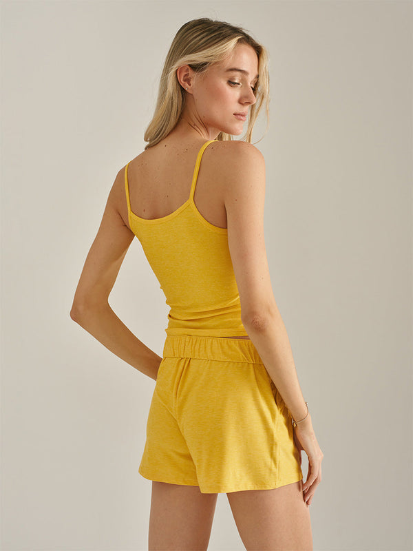 Outdoor Voices CloudKnit Cami Lemon Water