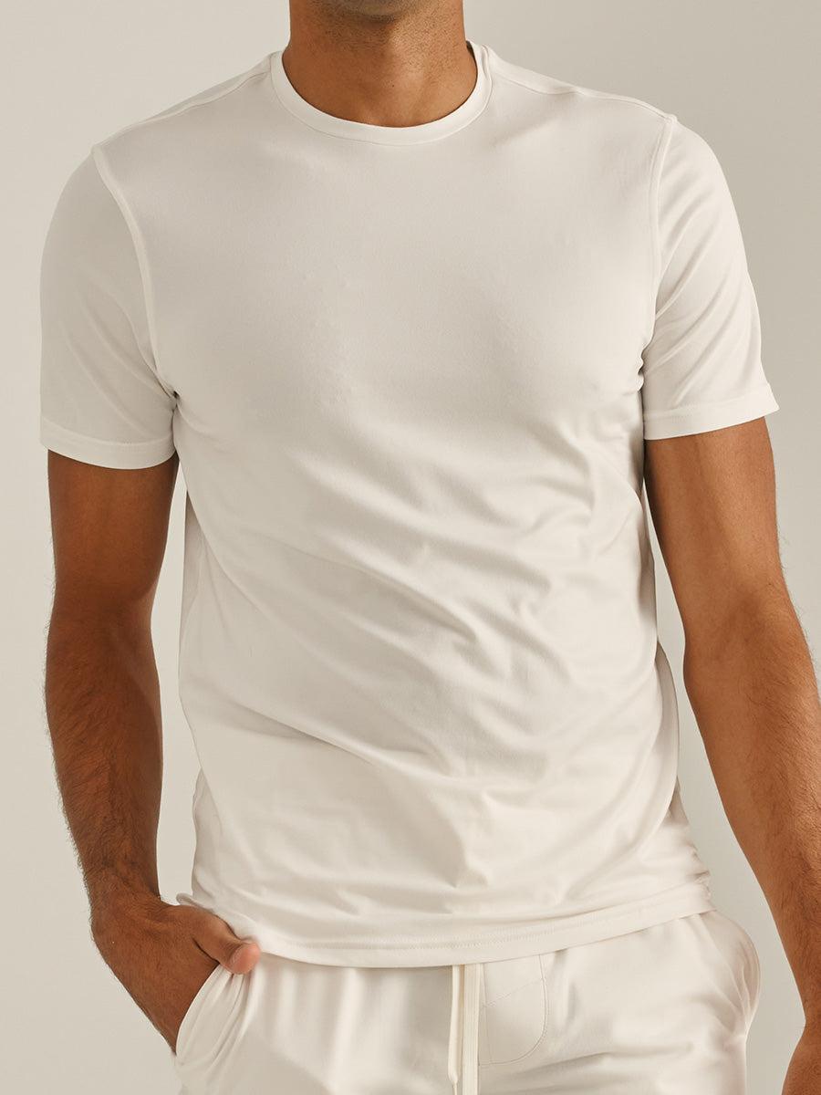 outdoor voices CloudKnit Shortsleeve Gardenia